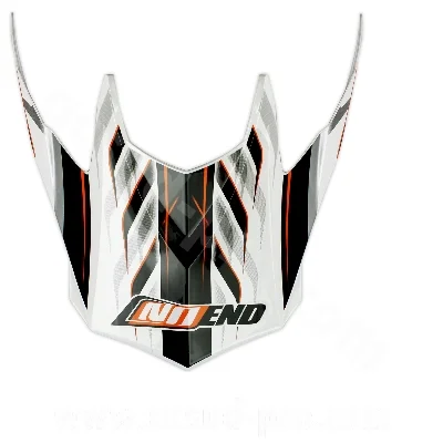 Visière Casque Cross NoEnd Defcon 5 White/Orange Biztonságos fizetés