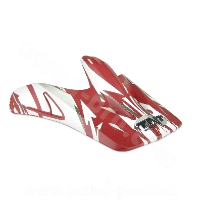 Visière TNT Blanche/Rouge pour Casque Viper 2 SC05 Exkluzív ajánlat