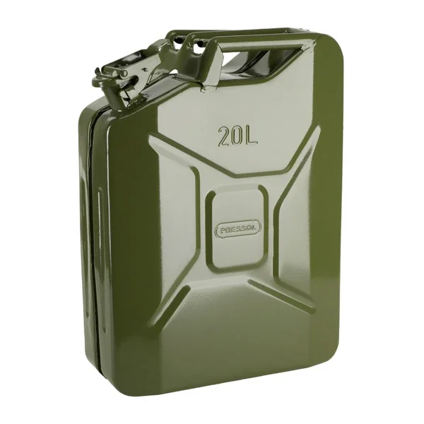 Végkiárusítás Jerrycan-bidon essence-carburant Pressol métal armée 20L homologué TUV-EN