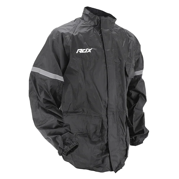 Veste de pluie ADX Noir taille L Doublure + bande réfléchissante + col velours + gouttière + soufflet dorsal Újdonság