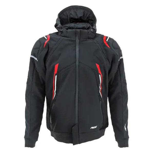 Veste-blouson ADX RSX noir-rouge XS avec capuche amovible (homologué NF EN 17092-4 2020) Azonnal elérhető