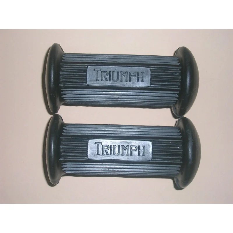 Korlátozott ajánlat Caoutchoucs de Cale Pieds Triumph Bicylindre et Tricylindre, Tous Modèles