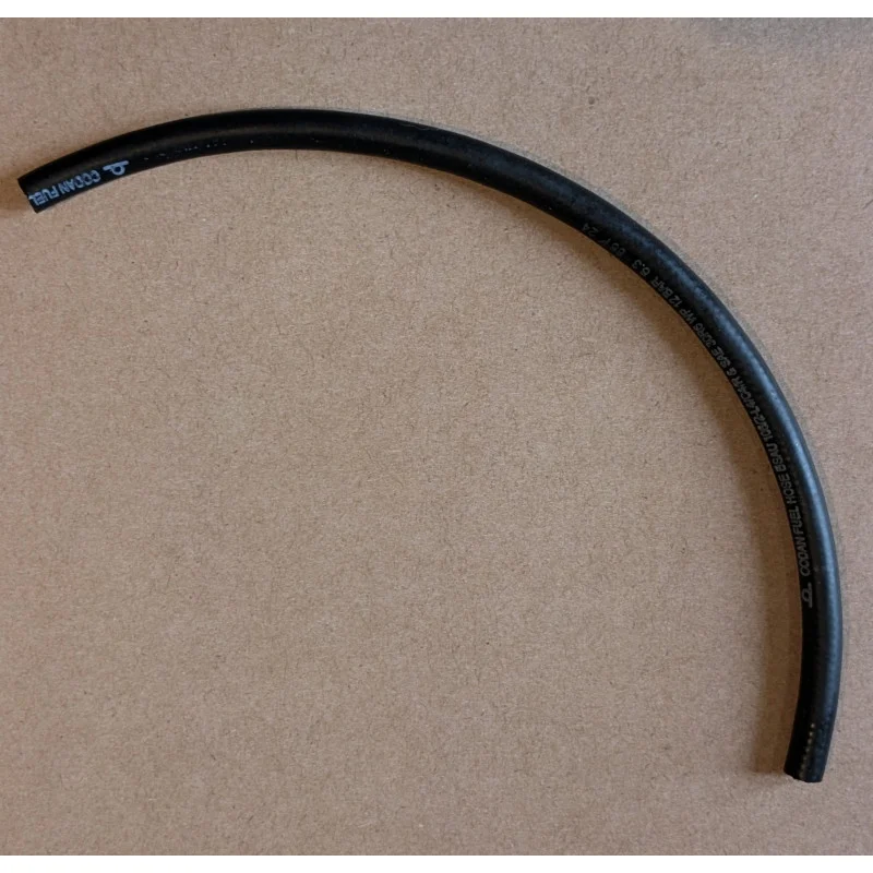 Durite d‘Essence Renforcée Noire, 1/4 de Pouce, 38cm Kedvezmény