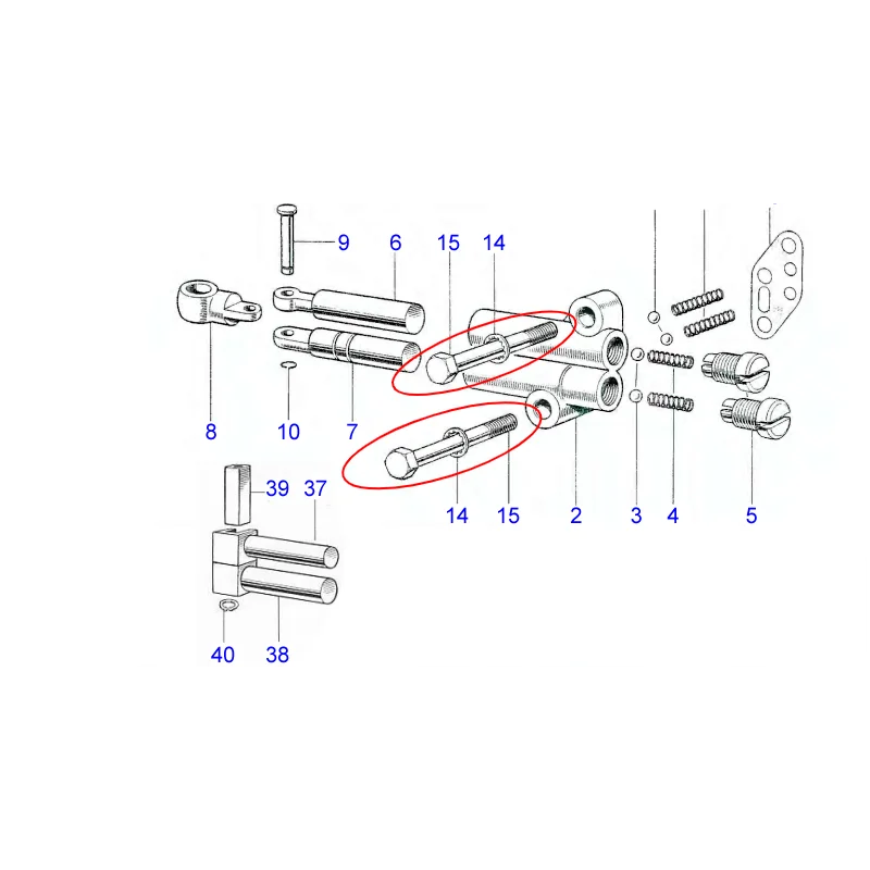Boulons et Rondelles Dentelées x2 pour Montage Pompe À Huile Triumph Cub Exkluzív ajánlat