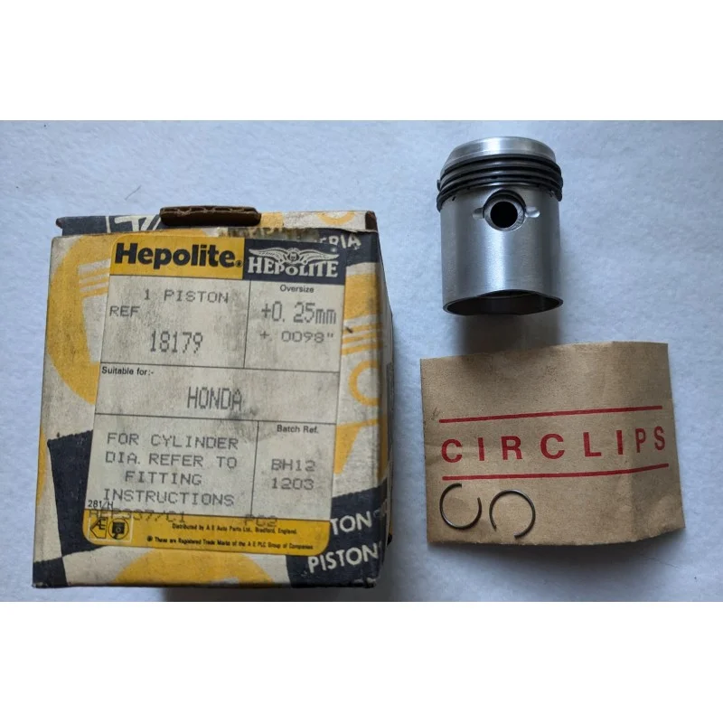 Ajánlat Piston Neuf d‘Époque Hepolite pour Honda SS50 et C50 Cub +0.25mm