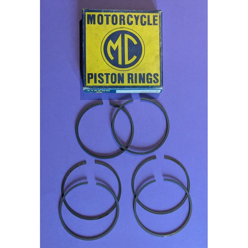 Jeu de Segments Matchless G9B 69mm + 0.010 Neuf d‘Époque Rendeld meg most