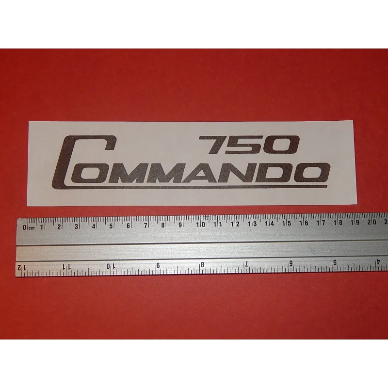 Autocollant Norton Commando 750cc en Noir Pour Cache Latérale Nézd meg most