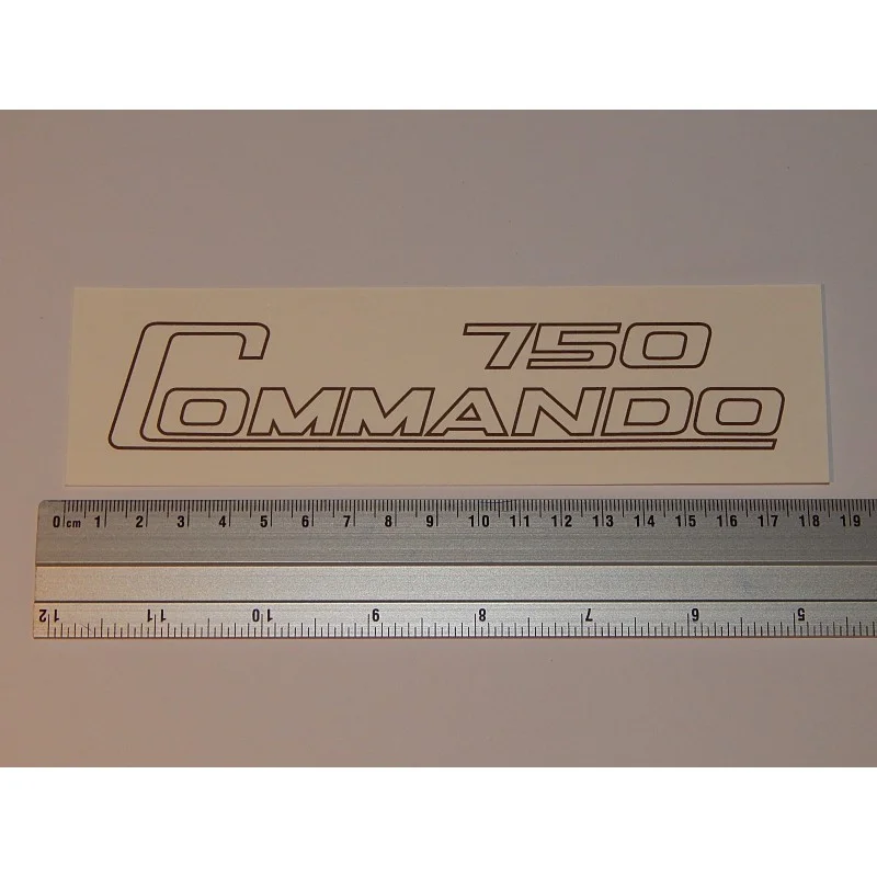 Autocollant Norton Commando 750cc en Or Pour Cache Latérale Vedd meg most