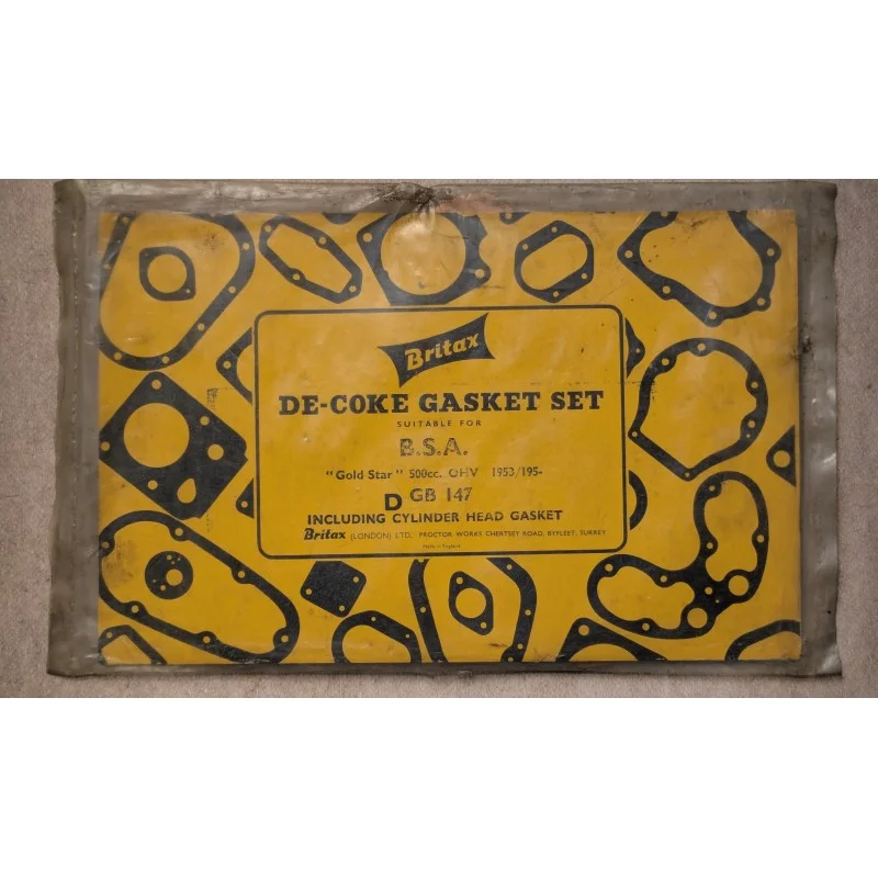 Korlátozott ajánlat Pochette de Joints Haut Moteur BSA Gold Star BB 1953- Neuf d‘Époque