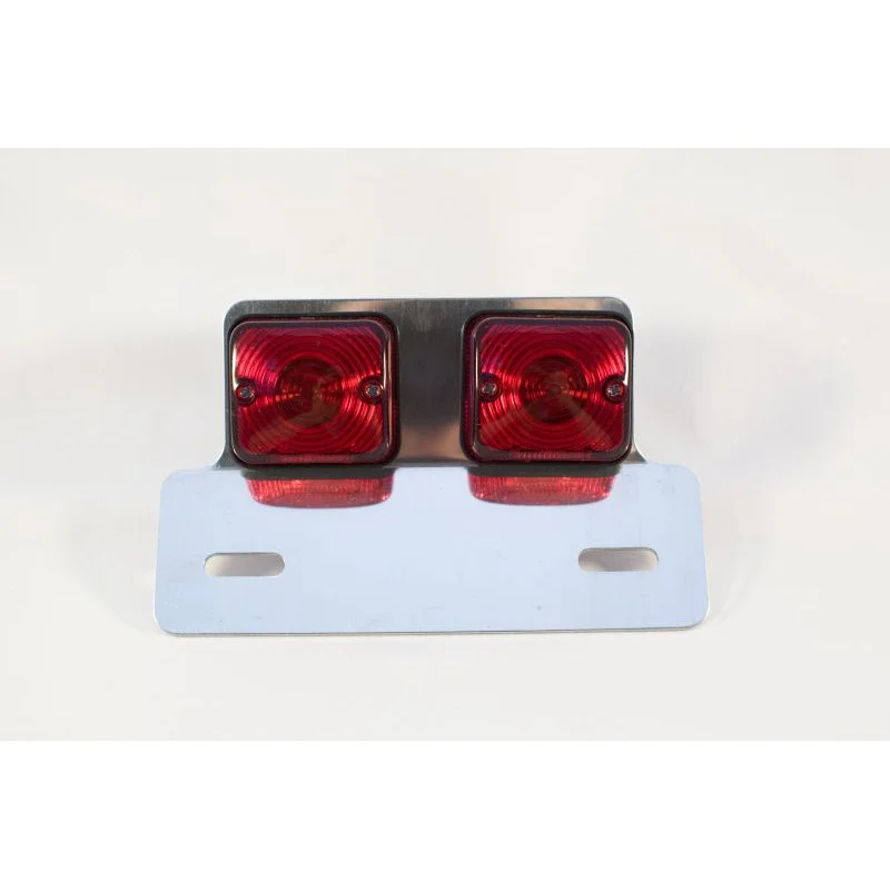 Végkiárusítás Feu Arrière Double, Cabochons Carrés, Support en Alu