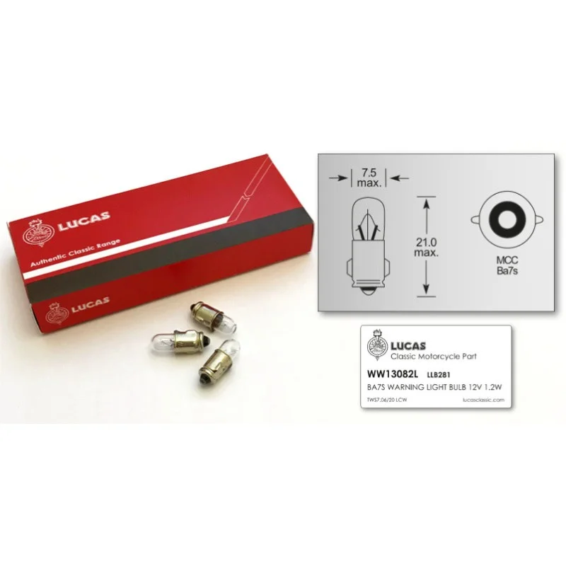 Kedvezmény Ampoule 12V 1.2W BA/7S Pour Feux d‘Avertissement