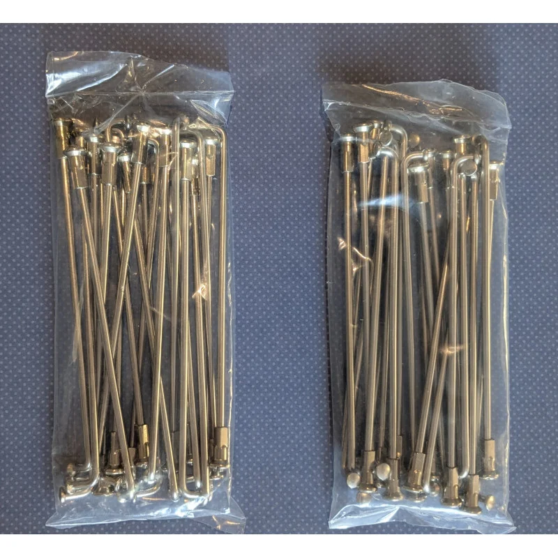 Legkelendőbb Jeu de 40 Rayons et Écrous en Inox pour Jante Norton 19 Pouces