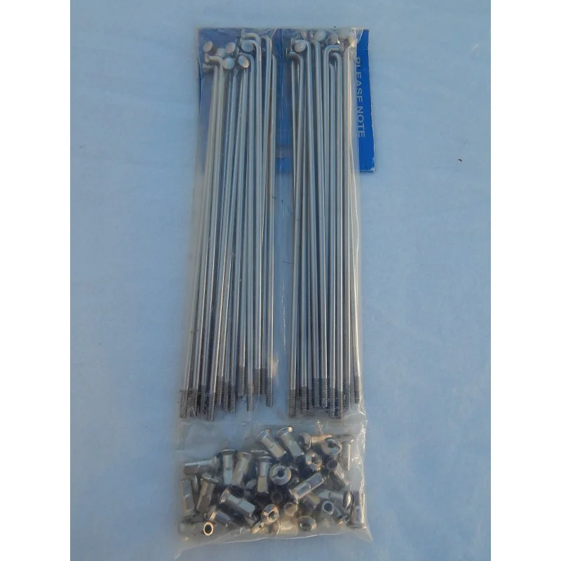 Árcsökkenés Jeu de 40 Rayons et Écrous en Inox pour Roue Arrière QD en 18 Pouces Triumph