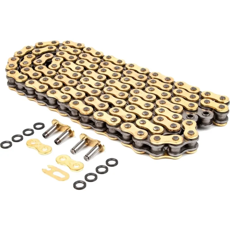 [ X-Grip ] Chaîne Mr.T X-Ring, 520 Pas, Or/Gris, 118 Maillots Rendeld meg most