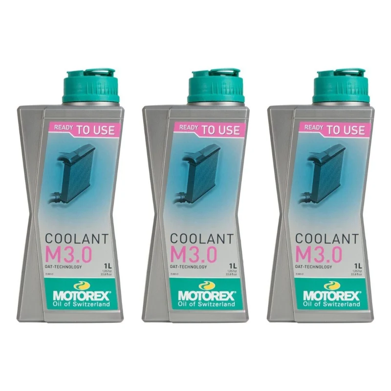 Expressz kézbesítés [ Motorex ] Liquide de Refroidissement Coolant M 3.0 Set de 3, 1 L chacun