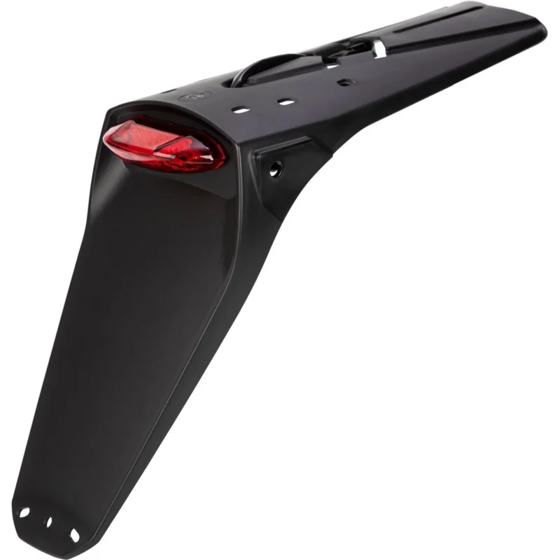 [ Acerbis ] Support de plaque LED Feu arrière inclus, Noir, Inclinaison de 30 degrés Vásárlói kedvenc