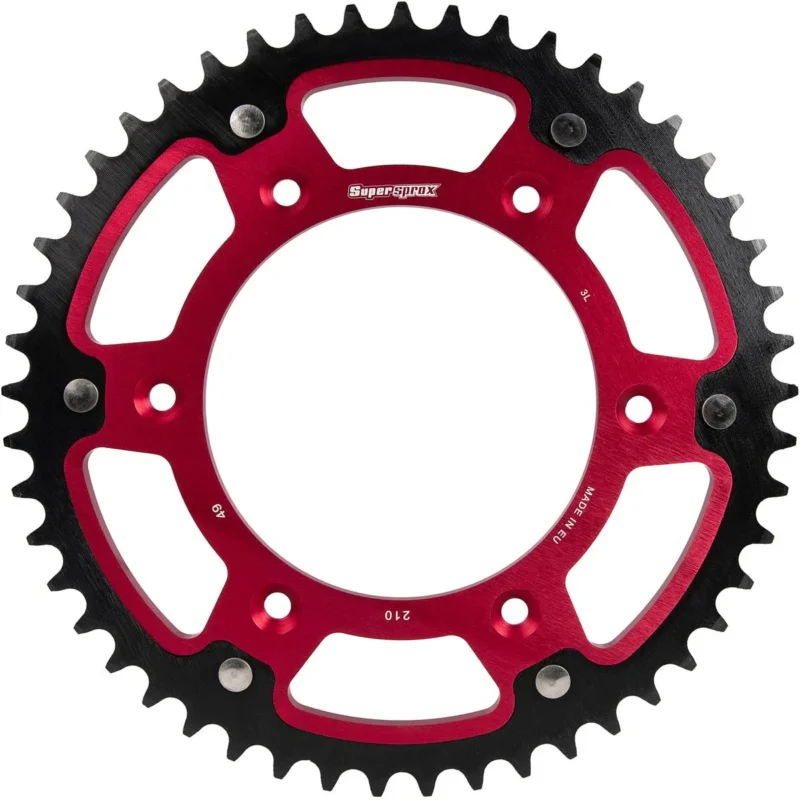 [ Supersprox ] Couronne Stealth Honda CR 125/250, CRF 250R/450R, Rouge Expressz szállítás