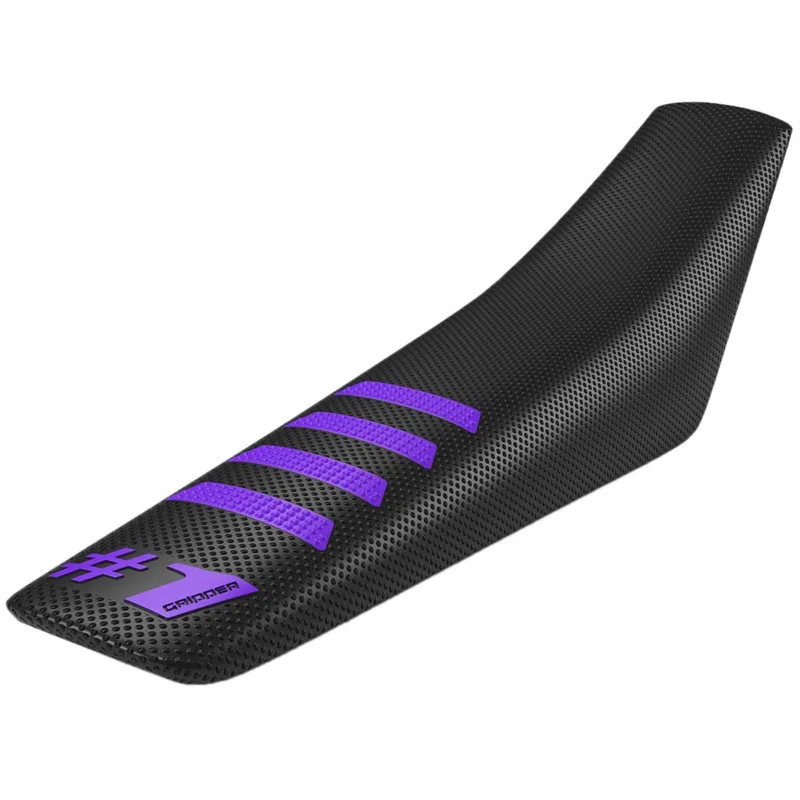 [ Onegripper ] Housse de Selle Ribbed Black/Violet Szezonális akció