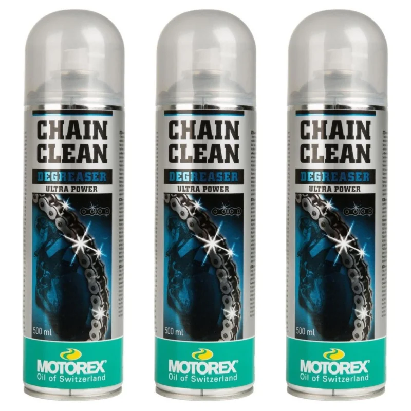 Biztonságos vásárlás [ Motorex ] Nettoyant de Chaîne Set 3 pièces, 500 ml chacun