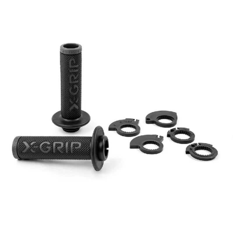 Exkluzív ajánlat [ X-Grip ] Poignées Braaaap Lock-On Open End Gris