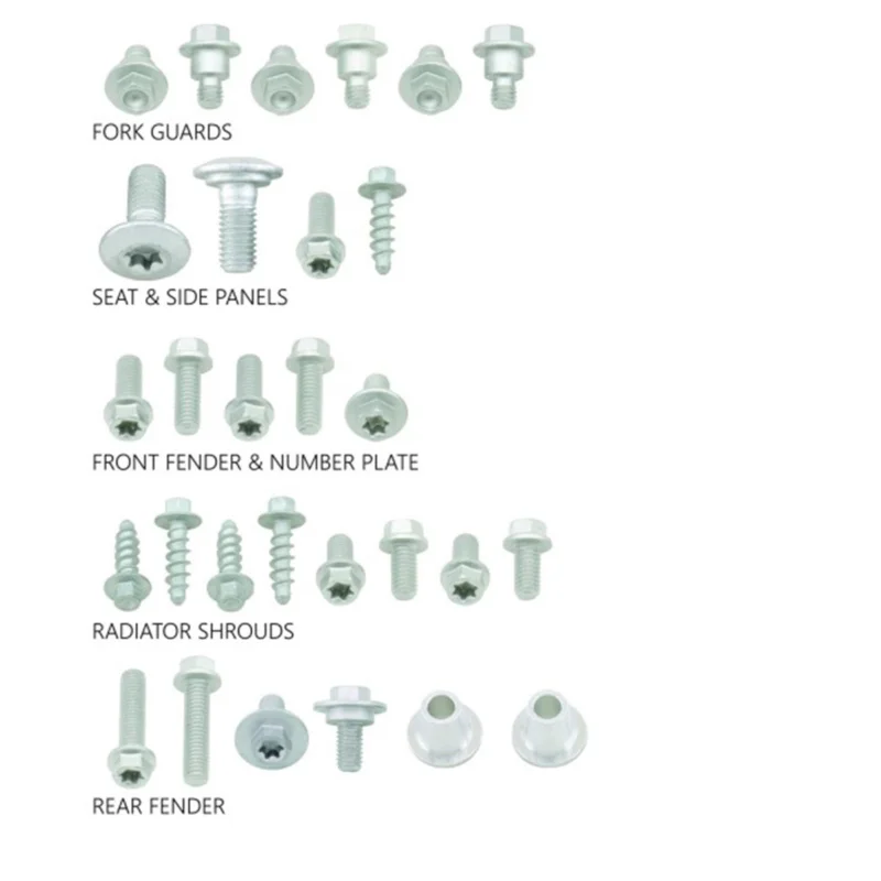 Különleges ajánlat [ Ufo Plast ] Kit de Vis pour les pièces en plastique, KTM SX/SX-F/EXC/EXC-F 19-21