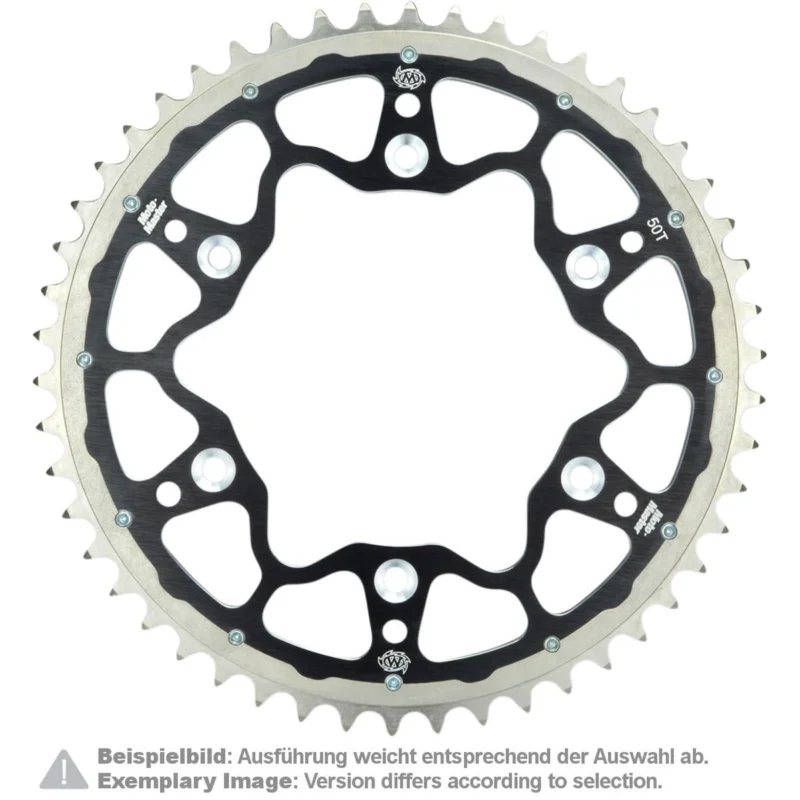 Biztonságos fizetés [ Moto-Master ] Couronne Dual-Ring Husaberg, KTM EXC/EXC-F/SX/SX-F, Husqvarna TE/FE/TC/FC, Noir