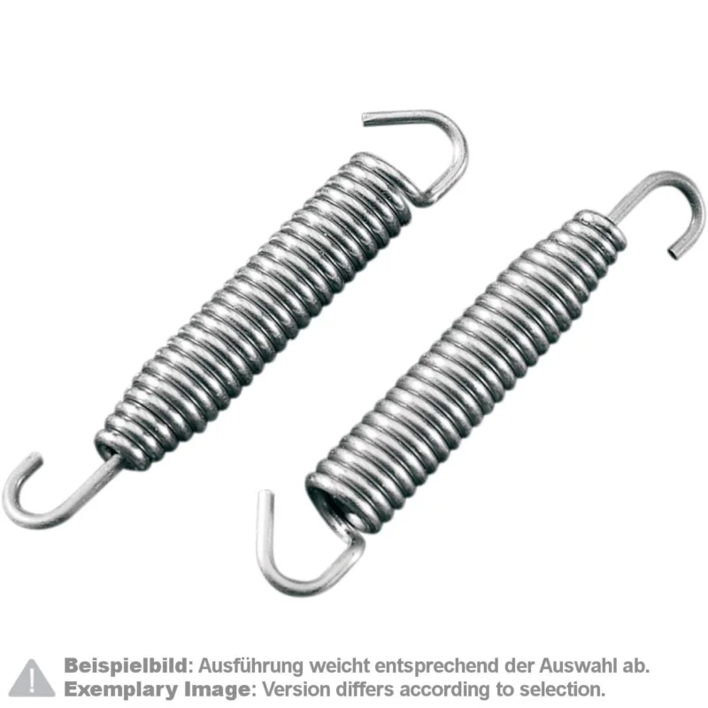 Szezonális akció [ Moose Racing ] Ressort d‘Échappement 2 Pack, Acier Inox