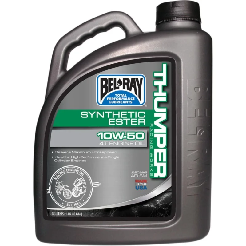 [ Bel Ray ] Huile Moteur WORKS THUMPER RACING 10W50, 4 Litre Szuper ajánlat
