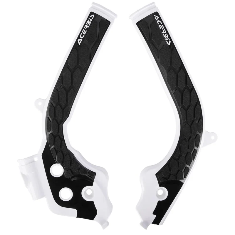 [ Acerbis ] Protections de Cadre Anti-Dérapante X-Grip Husqvarna FC/FE, TC/TE, TX, KTM EXC/EXC-F, SX/SX-F, Blanc Árengedmény