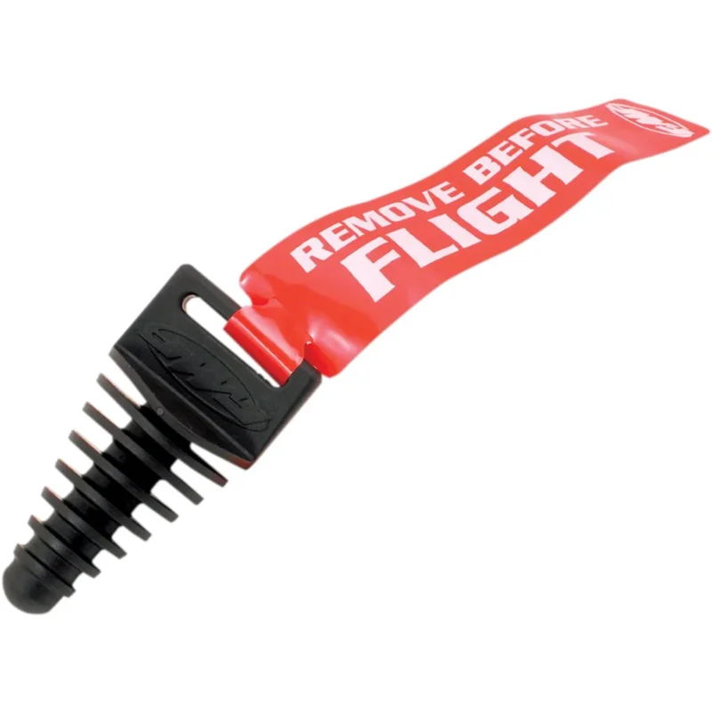 Outlet [ FMF ] Bouchon de Pot 4-Temps, Noir/Rouge
