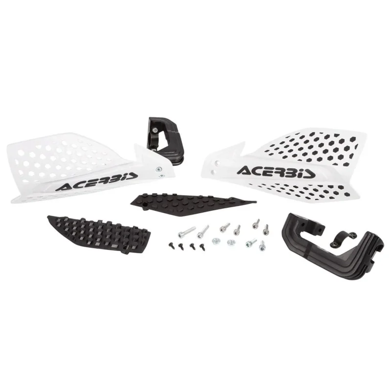Nézd meg most [ Acerbis ] Protège Mains X-Ultimate Blanc/Noir, Kit de Montage inclus