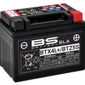 [ BS Battery ] Moto Batterie SLA - BTX4L+ / BTZ5S Wartungsfrei, 12V, 4,2 Ah, 65A, 113x70x80 mm Alacsony ár