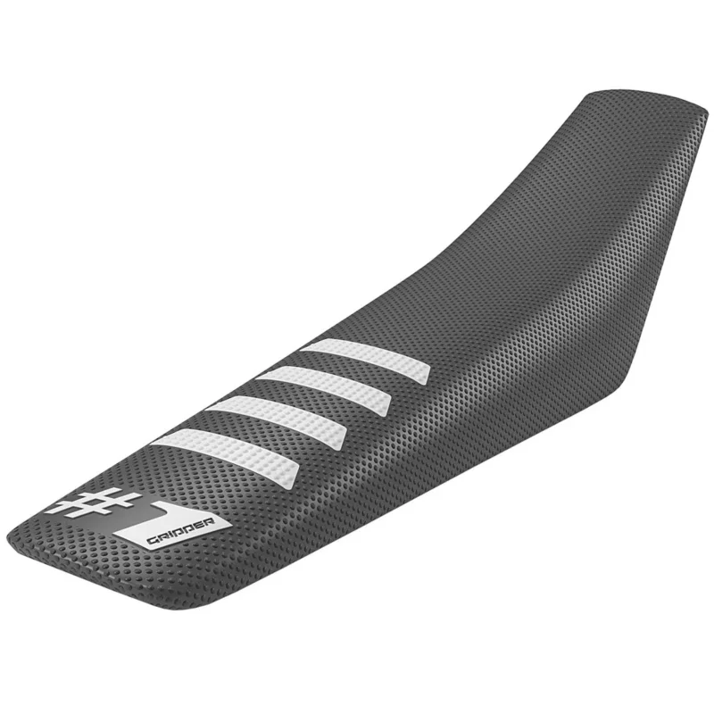 Biztonságos fizetés [ Onegripper ] Housse de Selle Ribbed Gris foncé/Blanc