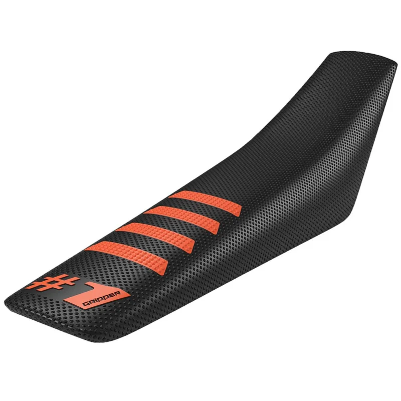 Végkiárusítás [ Onegripper ] Housse de Selle Ribbed Noir/Orange