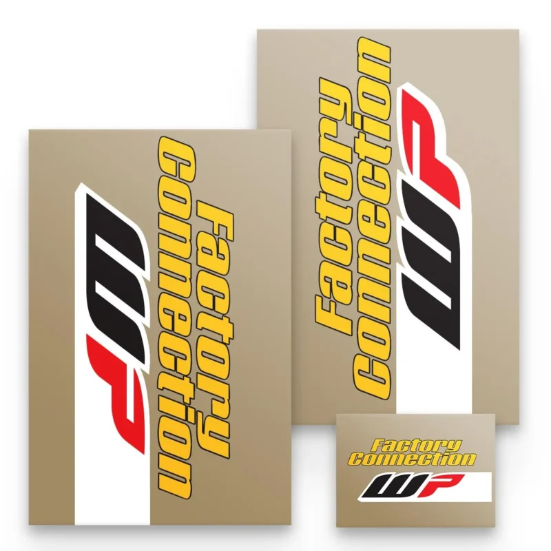 Korlátozott ajánlat [ Maciag Offroad ] Autocollants de Protection de Fourche WP Factory Connection, Transparent