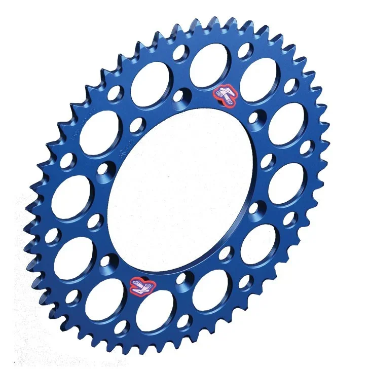 Akció [ Renthal ] Couronne KTM/Husqvarna/GasGas/Stark/Triumph, 520 Pas, Aluminium, Bleu, 48-52 Dents