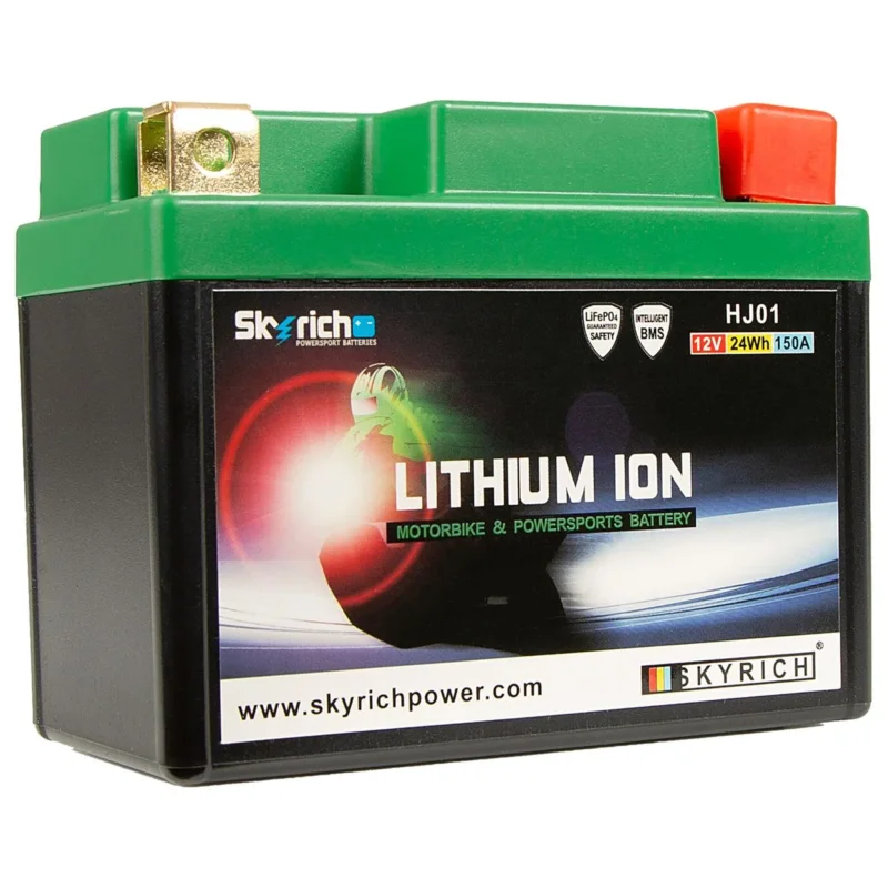 Akció [ Skyrich ] Batterie Lithium, HJ01, 12 Volt, 2 Ah, 107x56x85 mm