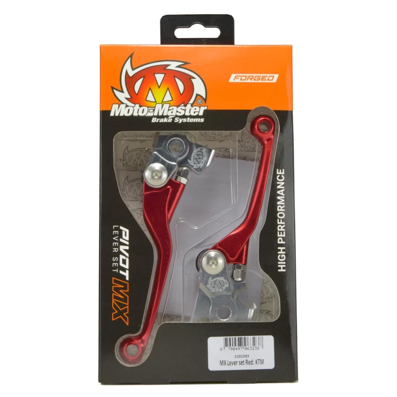 [ Moto-Master ] Set de Levier de Frein et d’Embrayage Pivot MX Honda CRF 250R 07-, CRF 450R 07-20, Rouge Legnépszerűbb
