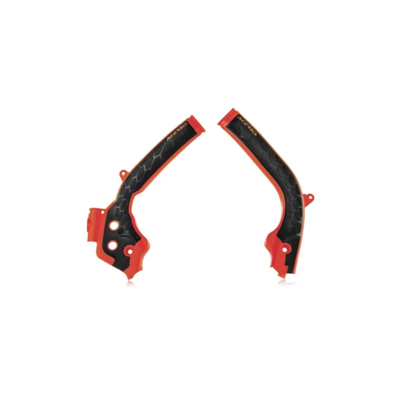 [ Acerbis ] Protections de Cadre Anti-Dérapante X-Grip Husqvarna FC/FE, TC/TE, TX, KTM EXC/EXC-F, SX/SX-F, Orange 16 Szuper ajánlat