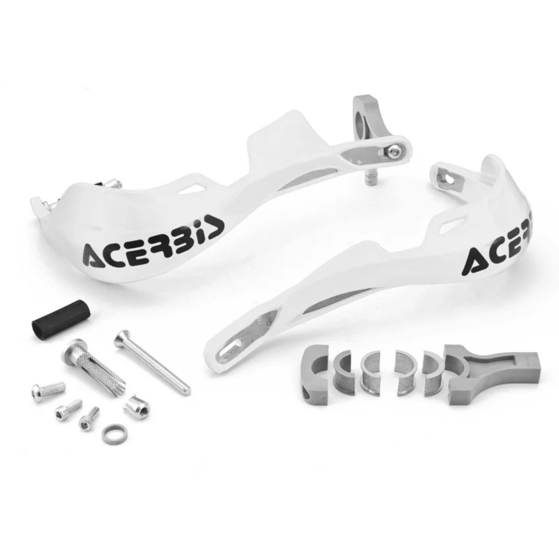 Olcsó [ Acerbis ] Protège Mains Rally Pro Blanc, Kit de Montage inclus