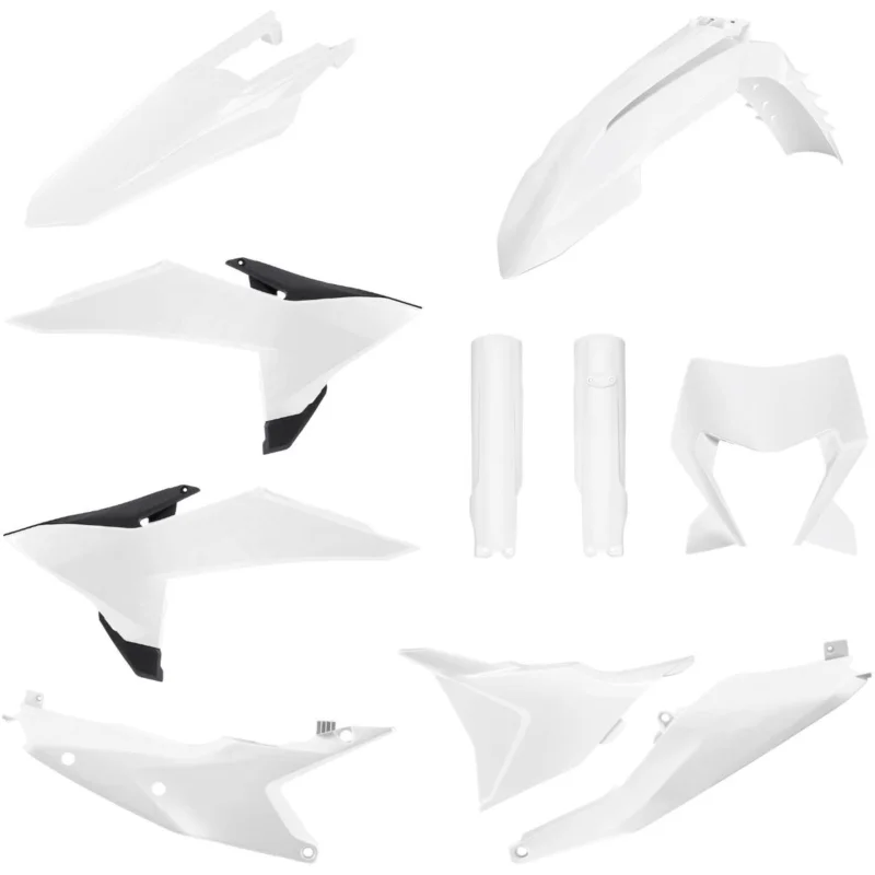 [ Polisport ] Full Kit Plastique Blanc, KTM EXC/EXC-F 26- Árcsökkenés