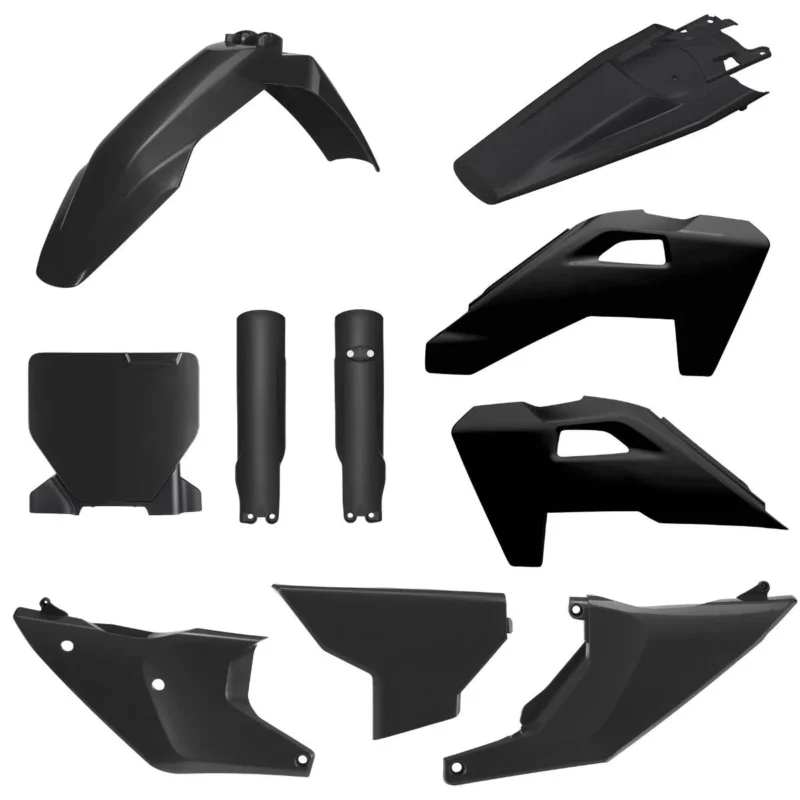 [ Polisport ] Full Kit Plastique Noir, Husqvarna TC/FC 25- Különleges ajánlat