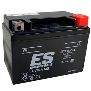Legkelendőbb [ ES ENERGYSAFE ] Moto Batterie ESTX4L Gel, 12V, 4 Ah, 65A, 113x70x85 mm