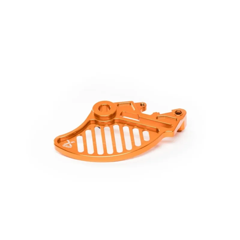 [ X-Grip ] Protège Disque de Frein Aluminium Arrière, KTM EXC/EXC-F, Husqvarna TE/FE, Husaberg, orange Biztonságos fizetés