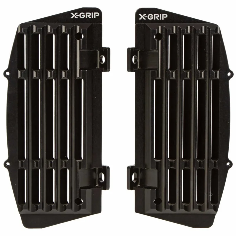 Szuper akció [ X-Grip ] Protections des Radiateurs Air Force KTM 17-, Husqvarna 17-, Gas Gas 21-, Noir