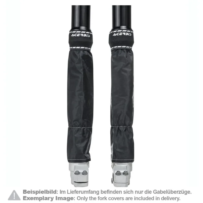 [ Acerbis ] Soufflets de Fourche Z-Mud Noir Expressz kézbesítés