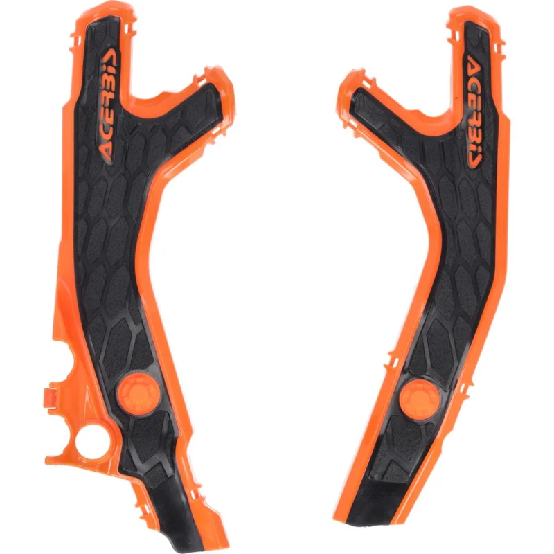 Végkiárusítás [ Acerbis ] Protections de Cadre Anti-Dérapante X-Grip Noir/Orange, KTM 390 Adventure X/R 25-