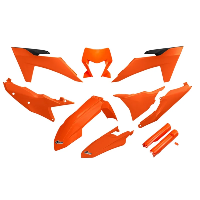 Utolsó esély [ Ufo Plast ] Full Kit Plastique KTM EXC/EXC-F 24-25, Orange