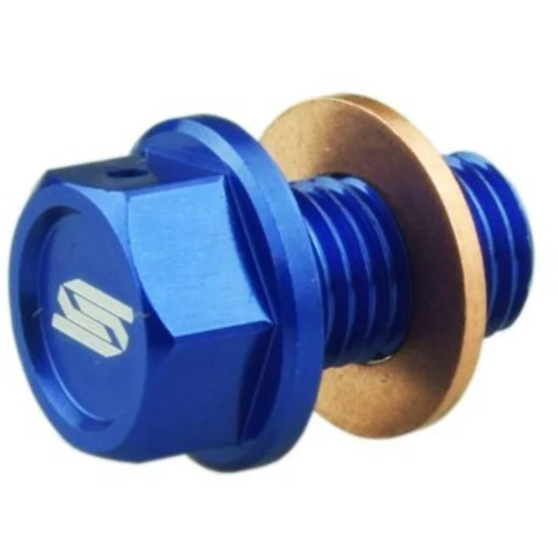 Kedvezményes ár [ SCAR ] Bouchon de vidange magnétique Bleu, KTM/Husqvarna/GasGas