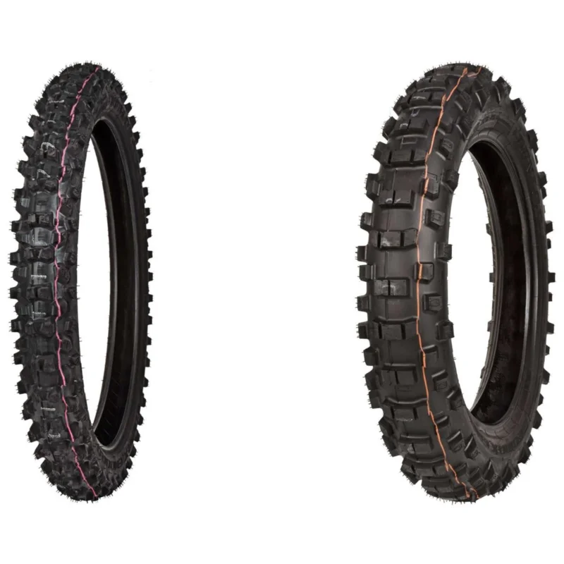 Korlátozott ajánlat [ Dunlop ] Set de pneus EN 91 90/90-21 & 140/80-18